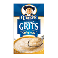 Quaker  Instant Grits original style, 12-pouches 12oz