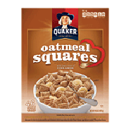Quaker Oatmeal Squares cinnamon crunchy oatmeal cereal 14.5oz