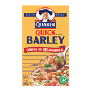 Scotch Brand Quaker  quick barley, cooks in 10 minutes 11oz