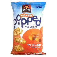 Quaker Popped caramel corn rice crisps 3.52oz