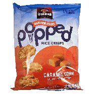 Quaker Popped caramel corn rice crisps 7.04oz