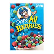Quaker Cap'n Crunch's Opps! All Berries; sweetened corn & oat ce11.5oz