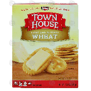 Keebler Town House wheat light buttery crackers 13.8oz