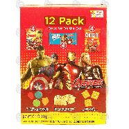 Sunshine Kelloggs avengers; 4 cheez-it baked snack crackers, 4 f10.4oz