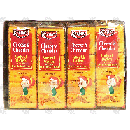 Keebler  cheese & cheddar sandwich crackers, 8-count  11oz