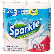 Sparkle Pick-A-Size paper towels with thirst, 2-ply sheets, 2 giant 2pk