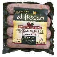 Al Fresco  all natural sweet italian style chicken sausage with re12oz