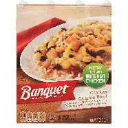 Banquet  chicken cantina bowl; ranchero sauce & vegetables over ri7-oz