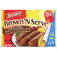 Banquet Brown 'N Serve fully cooked original sausage links, 10 c6.4-oz