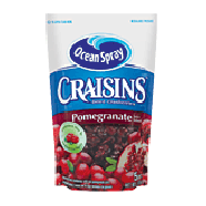 Ocean Spray Craisins pomegranate juice infused dried cranberries 5oz
