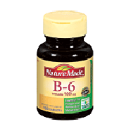 Nature Made  100 mg vitamin b-6 supplement tablets  100ct