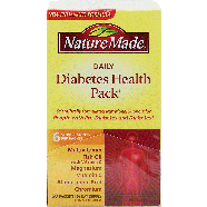 Nature Made Daily Diabetes Health Pack, 6 supplements per packet 60ct