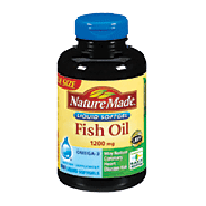 Nature Made  fish oil 1200 mg, 360 mg omega-3, softgels  180ct