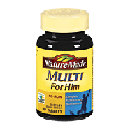 Nature Made Multi Vitamin/mineral Supplement multi for him no iron 90ct