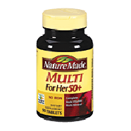 Nature Made Multi for her 22 key nutrients to support 50+ women's  90ct