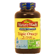 Nature Made Triple Omega omega 3-6-9; fish, flaxseed, safflower &180ct