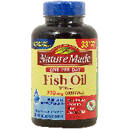 Nature Made one per day fish oil 1200-mg, 720-mg omega-3 dietary  120ct