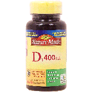 Nature Made  D3 400-I.U. supplement tablets  100ct