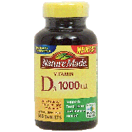 Nature Made  vitamin D3 1000 I.U.; supports teeth, bone and immun560ct