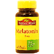 Nature Made  melatonin 3-mg dietary supplement tablets  120ct