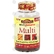 Nature Made adult gummies multi; gummies, orange, cherry & mixed b 90ct