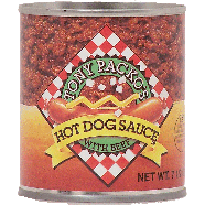 Tony Packo's  hot dog sauce with beef 7.5oz