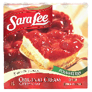 Sara Lee  original cream cheesecake, strawberry 19-oz