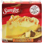 Sara Lee  coconut cream pie, made with real coconut 27-oz