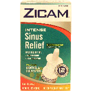 Zicam  intense sinus relief, no-drip nasal gel, cooling mentho 0.5fl oz