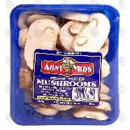 Aunt Mid's  fresh sliced mushrooms 8oz