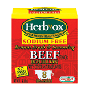 Herb-Ox Bouillon Packets Beef Instant Broth & Seasoning Sodium Fr1.1oz