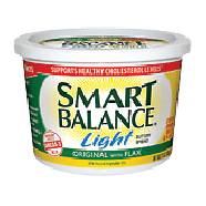 Smart Balance Light 39% vegetable oils, buttery spread with flaxse15oz