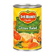 Del Monte Citrus Salad Red & White Grapefruit & Orange Sections In15oz