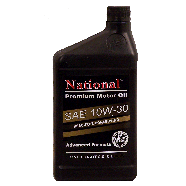 National  premium motor oil sae 10w-30, resource conserving, advanc 1qt