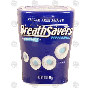 Breath Savers  peppermint mints, sugar free 3oz