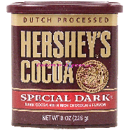 Hershey's Cocoa special dark cocoa with rich chocolate flavor 8oz