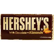 Hershey's  milk chocolate with almonds candy bar 4.25oz