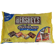 Hershey's miniatures milk chocolate, krackel, mr. goodbar, spec 19.75oz