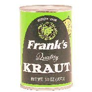 Frank's  kraut  14oz