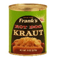 Frank's  hot dog kraut  8oz