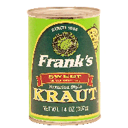Frank's  bavarian style kraut sweet with caraway seeds  14oz