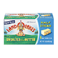 Land O Lakes(R)  unsalted sweet butter, 8 half sticks 1lb