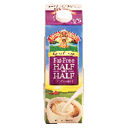 Land O Lakes(R)  rich & creamy fat-free half and half, ultra-pasteu1qt