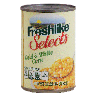 Freshlike Selects  gold & white corn 15.25oz