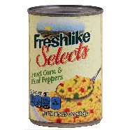 Freshlike Selects Corn Sweet & Peppers Diced 15.25oz