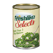 Freshlike Selects Peas Sweet & Onions Tiny 15oz
