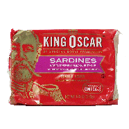King Oscar  sardines mediterranean style, single layer 3.75oz