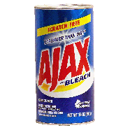 Ajax  scratch free bleach cleanser powder easy rinse formula  14oz