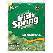 Irish Spring  original deodorant soap, 3.75-oz. bars 8pk