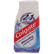 Colgate 2 In 1 whitening with tartar control fluoride toothpaste,4.6oz